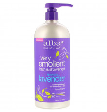Alba Botanica Смягчающий гель для душа французская лаванда 32 жидкие унции (950 мл)