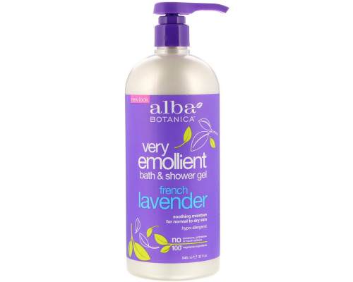 Alba Botanica Смягчающий гель для душа французская лаванда 32 жидкие унции (950 мл) Alba Botanica Смягчающий гель для душа французская лаванда 32 жидкие унции (950 мл)