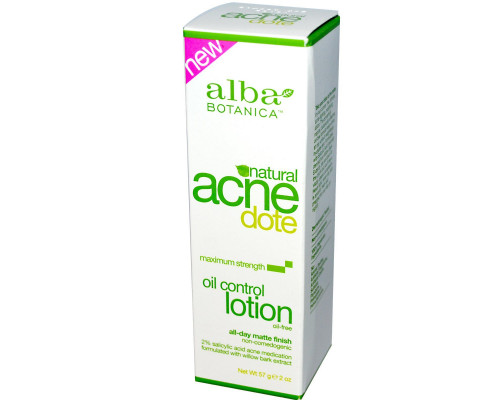 Alba Botanica ACNEdote Лосьон контролирующий жировые выделения, лосьон для лечения акне, 2 унции (57 г) Alba Botanica ACNEdote Лосьон контролирующий жировые выделения, лосьон для лечения акне, 2 унции (57 г)