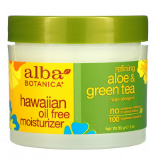 Alba Botanica Увлажняющий крем с Алоэ и Зеленым чаем несодержит масел 3 унции (85 г)