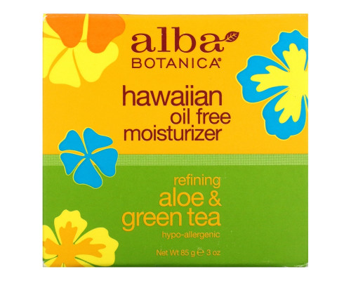 Alba Botanica Увлажняющий крем с Алоэ и Зеленым чаем несодержит масел 3 унции (85 г) Alba Botanica Увлажняющий крем с Алоэ и Зеленым чаем несодержит масел 3 унции (85 г)