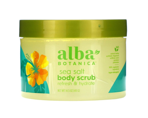 Alba Botanica Скраб для тела с морской солью 14.5 унций (411 г) Alba Botanica Скраб для тела с морской солью 14.5 унций (411 г)