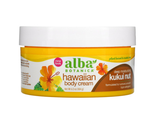 Alba Botanica Крем для тела лаковое дерево 6.5 унций (180 г) Alba Botanica Крем для тела лаковое дерево 6.5 унций (180 г)
