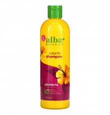 Alba Botanica Гавайский шампунь красочная плюмерия 12 жидких унций (355 мл)