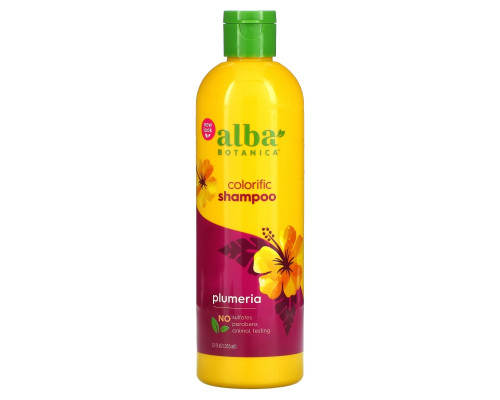 Alba Botanica Гавайский шампунь красочная плюмерия 12 жидких унций (355 мл) Alba Botanica Гавайский шампунь красочная плюмерия 12 жидких унций (355 мл)