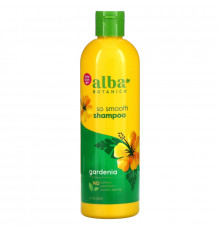 Alba Botanica Натуральный гавайский шампунь смягчающая гардения, для бережного очищения и питания волос, 12 жидких унций (355 мл)