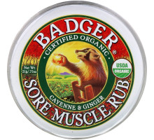 Badger Company Sore Muscle Rub Cayenne & Ginger .75 oz (21 g)