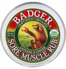 Badger Company Sore Muscle Rub Cayenne & Ginger .75 oz (21 g)