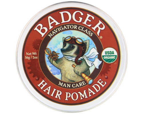 Badger Company Органическая помада для волос категория - мореплаватель для мужчин 2 унции (56 гр) Badger Company Органическая помада для волос категория - мореплаватель для мужчин 2 унции (56 гр)