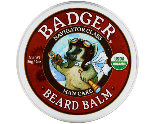 Badger Company Navigator Class Man Care Beard Balm 2 oz (56 g) Badger Company Navigator Class Man Care Beard Balm 2 oz (56 g)