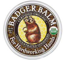 Badger Company Бальзам Барсук для трудолюбивых рук, восстановление и питание кожи, 2 унции (56 г)