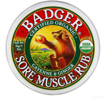 Badger Company Sore Muscle Rub Cayenne & Ginger 2 oz (56 g)