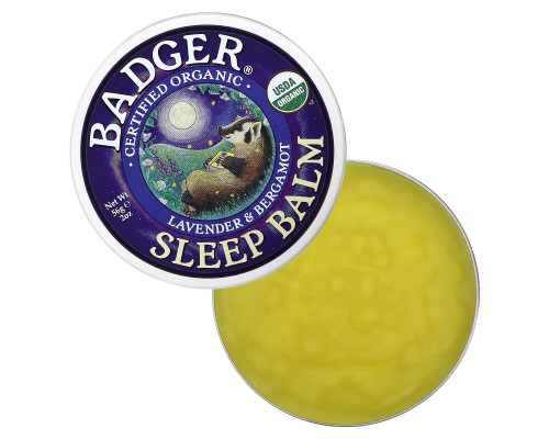 Badger Company Sleep Balm Lavender & Bergamot 60 мл (56 г) Badger Company Sleep Balm Lavender & Bergamot 60 мл (56 г)