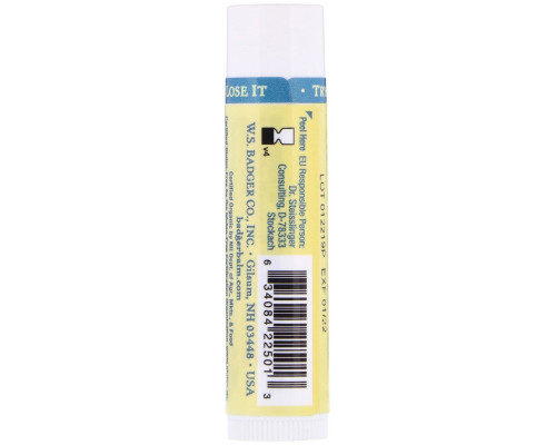 Badger Company Tea Tree & Lemon Balm Herbal Lip Care .15 oz (4.2 g) Badger Company Tea Tree & Lemon Balm Herbal Lip Care .15 oz (4.2 g)