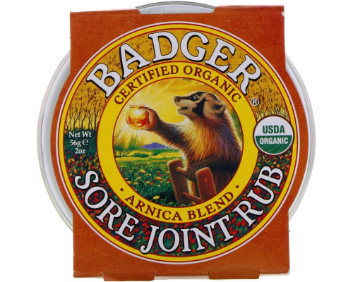 Badger Company Sore Joint Rub смесь арники 56 г Badger Company Sore Joint Rub смесь арники 56 г