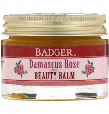 Badger Company Бальзам для кожи Дамасская роза, для питания и увлажнения кожи, 1 унция (28 г)
