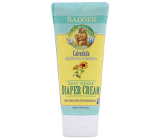 Badger Company Diaper Cream Calendula w/ Beeswax and Sunflower 2.9oz.