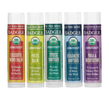 Badger Company, Aromatherapy Travel Kit, 5 Pack, .15 oz (4.3 g) Each