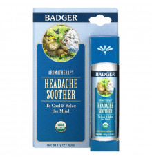 Badger Company Облегчение головной боли перечная мята и лаванда 0,60 унции (17 г)