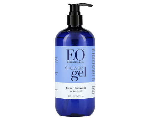 Eo Products, Успокаивающий Гель для душа, Французская Лаванда, для бережного очищения кожи, 16 жидких унций (473 мл) Eo Products, Успокаивающий Гель для душа, Французская Лаванда, для бережного очищения кожи, 16 жидких унций (473 мл)