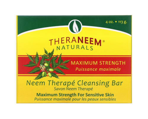 Organix South TheraNeem Organix Neem Therapy Cleansing Bar Maximum Strength 4 oz (113 g) Organix South TheraNeem Organix Neem Therapy Cleansing Bar Maximum Strength 4 oz (113 g)