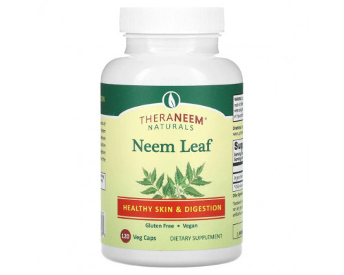 Аюрведа Organix South, TheraNeem Naturals, листья нима, 120 растительных капсул Аюрведа Organix South, TheraNeem Naturals, листья нима, 120 растительных капсул