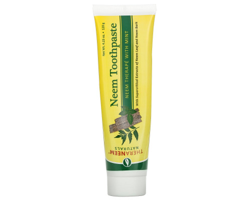 Organix South TheraNeem Organix Зубная паста с нимом и мятой 423 унций (120 г) Organix South TheraNeem Organix Зубная паста с нимом и мятой 423 унций (120 г)