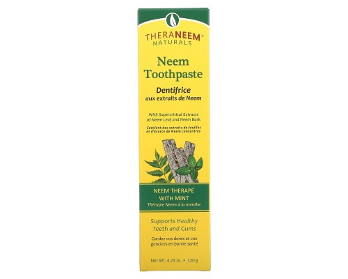 Organix South TheraNeem Organix Зубная паста с нимом и мятой 423 унций (120 г) Organix South TheraNeem Organix Зубная паста с нимом и мятой 423 унций (120 г)