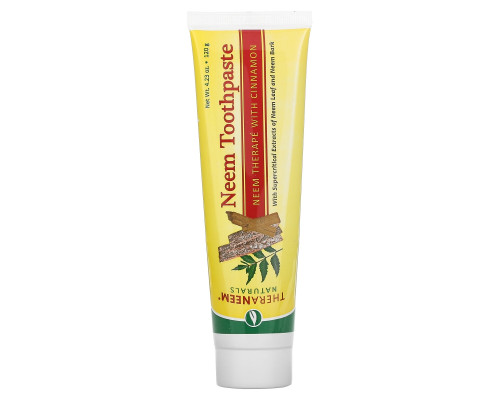 Organix South TheraNeem Organix Зубная паста c нимом и корицей 423 унций (120 г) Organix South TheraNeem Organix Зубная паста c нимом и корицей 423 унций (120 г)