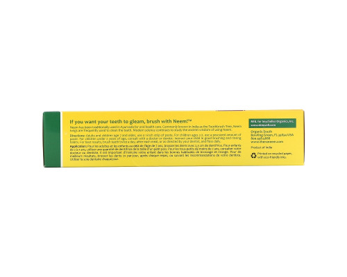 Organix South TheraNeem Organix Зубная паста c нимом и корицей 423 унций (120 г) Organix South TheraNeem Organix Зубная паста c нимом и корицей 423 унций (120 г)
