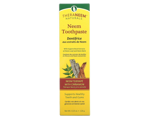 Organix South TheraNeem Organix Зубная паста c нимом и корицей 423 унций (120 г) Organix South TheraNeem Organix Зубная паста c нимом и корицей 423 унций (120 г)