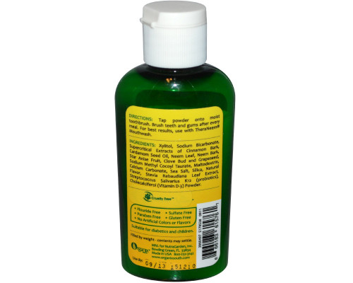Organix South Theraneem Naturals Neem Tooth & Gum Powder Gentle Cinnamon Therape 40 g Organix South Theraneem Naturals Neem Tooth & Gum Powder Gentle Cinnamon Therape 40 g