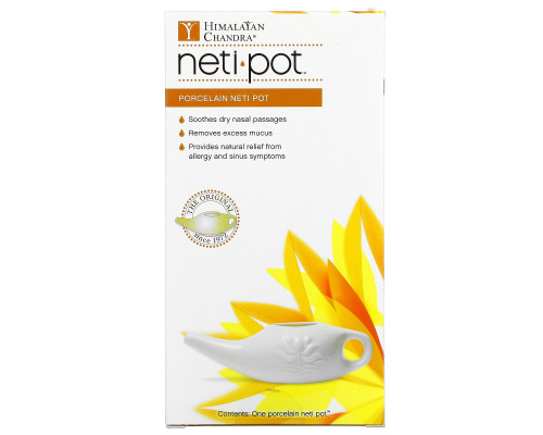 Himalayan Institute Ceramic Neti Pot 1 Pot Himalayan Institute Ceramic Neti Pot 1 Pot