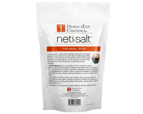 Himalayan Institute Соль Neti запасная упаковка соли ECO Neti 24 унции (680.3 г) Himalayan Institute Соль Neti запасная упаковка соли ECO Neti 24 унции (680.3 г)
