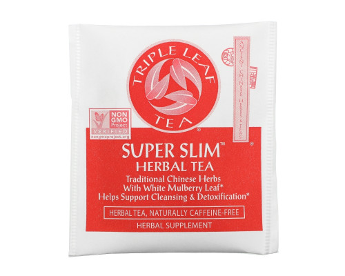 Triple Leaf Tea, Супер похудение, без кофеина, 20 пакетиков, 1,4 унции (40 г)