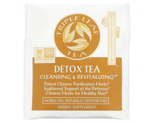 Травяные сборы и чаи Detox, Caffeine Free, 20 Tea Bags, 1.16 oz (33 g) Травяные сборы и чаи Detox, Caffeine Free, 20 Tea Bags, 1.16 oz (33 g)