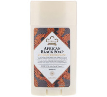 Nubian Heritage 24 Hour All Natural Deodorant African Black Soap with Aloe & Vitamin E 2.25 oz (64 g)