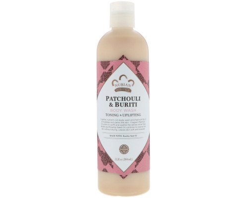 Nubian Heritage Patchouli & Buriti Body Wash 13 fl oz (384 ml) Nubian Heritage Patchouli & Buriti Body Wash 13 fl oz (384 ml)