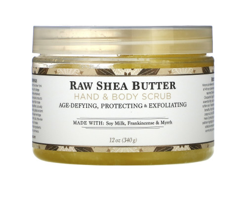 Nubian Heritage Hand & Body Scrub Raw Shea Butter 12 oz (340 g) Nubian Heritage Hand & Body Scrub Raw Shea Butter 12 oz (340 g)
