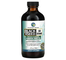 Amazing Herbs, Black Seed Oil Blend with Pure Cold-Pressed Pumpkin Seed Oil, 8 fl oz (240 ml)