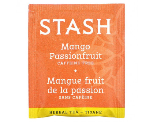 Травяные сборы и чаи Stash Tea, Herbal Tea, манго и маракуйя, без кофеина, 20 чайных пакетиков, 38 г (1,3 унции) Травяные сборы и чаи Stash Tea, Herbal Tea, манго и маракуйя, без кофеина, 20 чайных пакетиков, 38 г (1,3 унции)