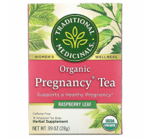 Traditional Medicinals, Women's Tea, Organic Pregnancy Tea, Caffeine Free, 16 Wrapped Tea Bags, .99 oz (28 g)