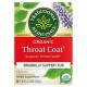 Травяные сборы и чаи Traditional Medicinals, Throat Coat, органический чай, оригинальный со скользким вязом, без кофеина, 16 чайных пакетиков, 32 г (1,13 унции)