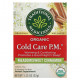 Травяные сборы и чаи Traditional Medicinals, Organic Cold Care PM, таволга, корица, без кофеина, 16 чайных пакетиков в упаковке, 32 г (1,13 унции) каждый