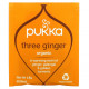 Травяные сборы и чаи Pukka Herbs, Органический травяной чай, три имбиря, без кофеина, 20 пакетиков, 36 г (1,27 унции)