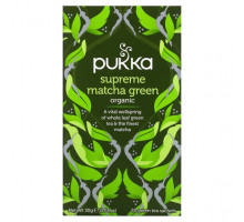 Травяные сборы и чаи Pukka Herbs, Organic Green Tea, Supreme Matcha Green, 20 пакетиков, 30 г (1,05 унции)