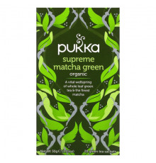Травяные сборы и чаи Pukka Herbs, Organic Green Tea, Supreme Matcha Green, 20 пакетиков, 30 г (1,05 унции)