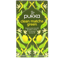 Pukka Herbs, Зеленый чай маття, 20 пакетиков зеленого чая, 1,5 г (0,05 унций) каждый