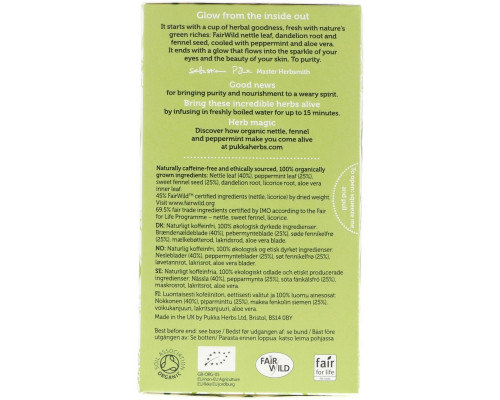 Pukka Herbs, Очищающий травяной чай в пакетиках, для очищения организма, без кофеина, 20 пакетиков, 1,27 унции (36 г) Pukka Herbs, Очищающий травяной чай в пакетиках, для очищения организма, без кофеина, 20 пакетиков, 1,27 унции (36 г)