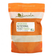 Дрожжи Kevala, Порошок не обогащенных пищевых дрожжей, 680 г (1,5 фунта)
